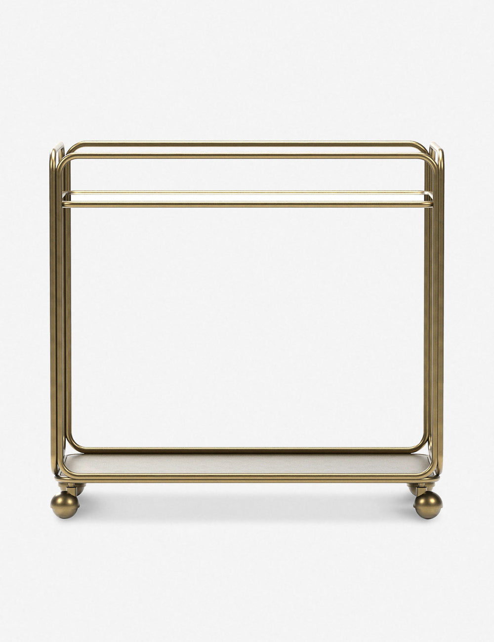 Nathalie Bar Cart - Brass