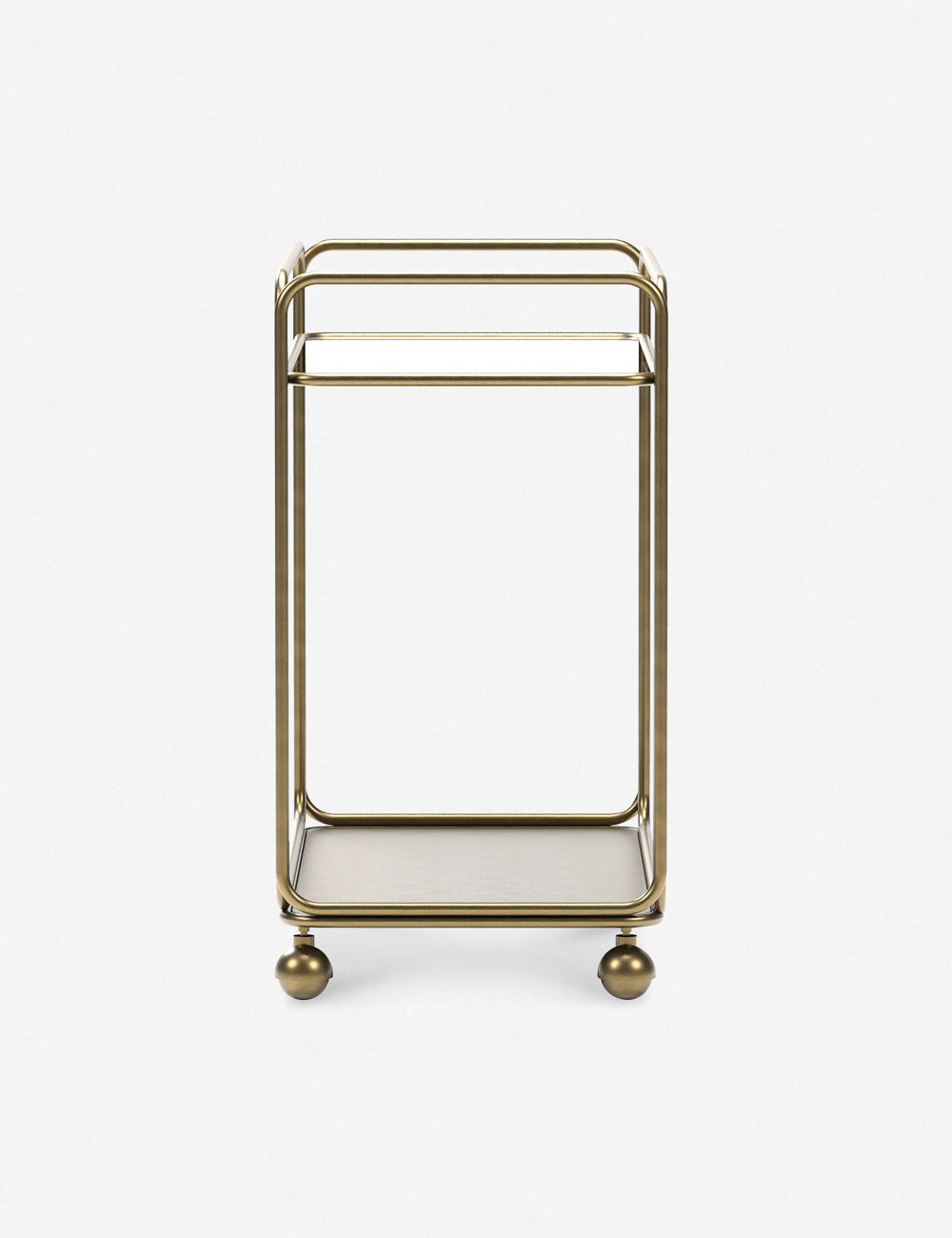 Nathalie Bar Cart - Brass