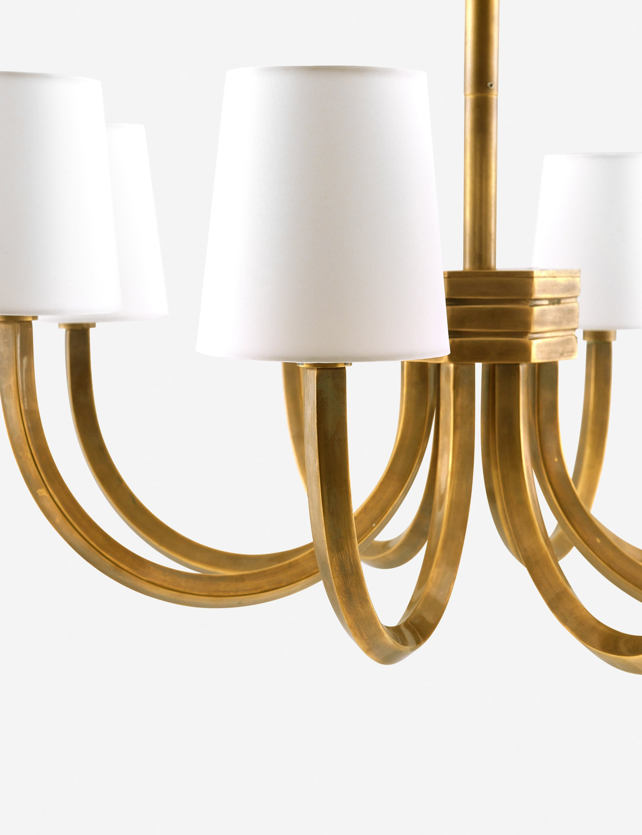 Gaetano Chandelier by Arteriors - Vintage Brass / 26.5" Dia