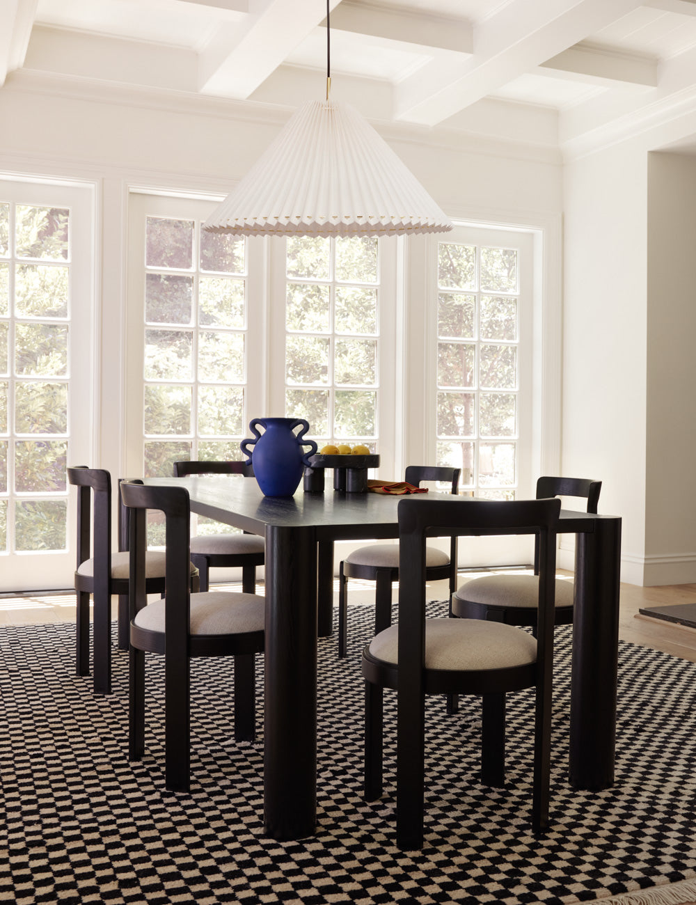 Kirk Dining Table - Black / 96"W