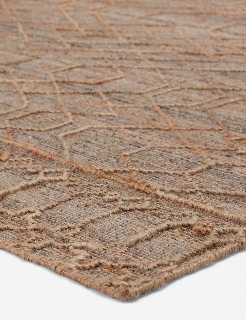 Ceres Handwoven Jute-Blend Rug - Beige and Gray / 9' x 12'