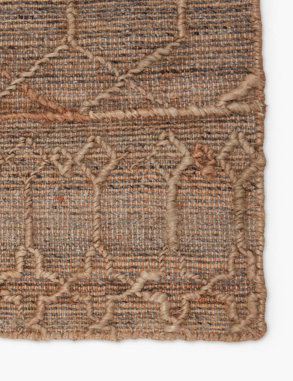 Ceres Handwoven Jute-Blend Rug - Beige and Gray / 9' x 12'