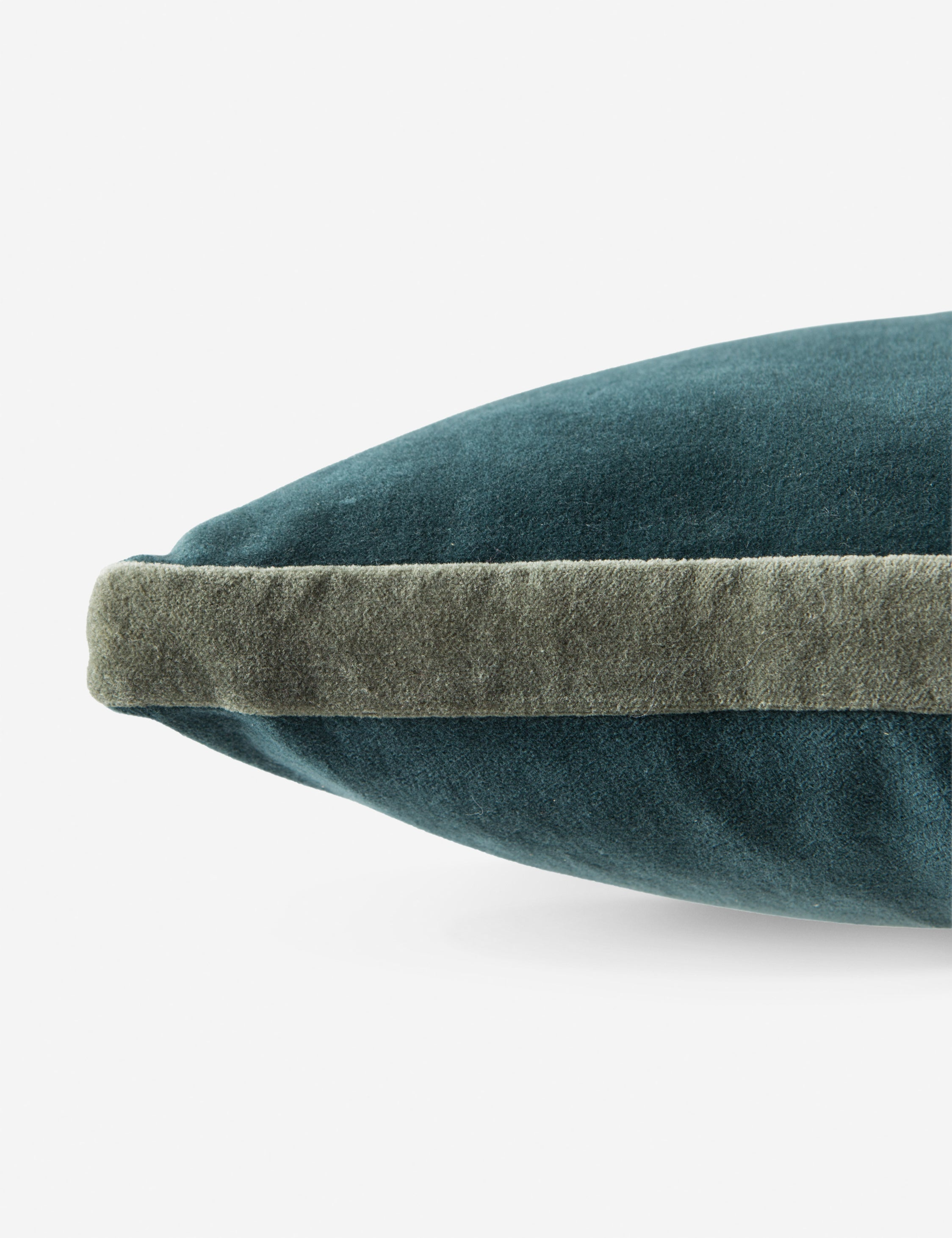 Clune Pillow - Teal and Gray / Polyester