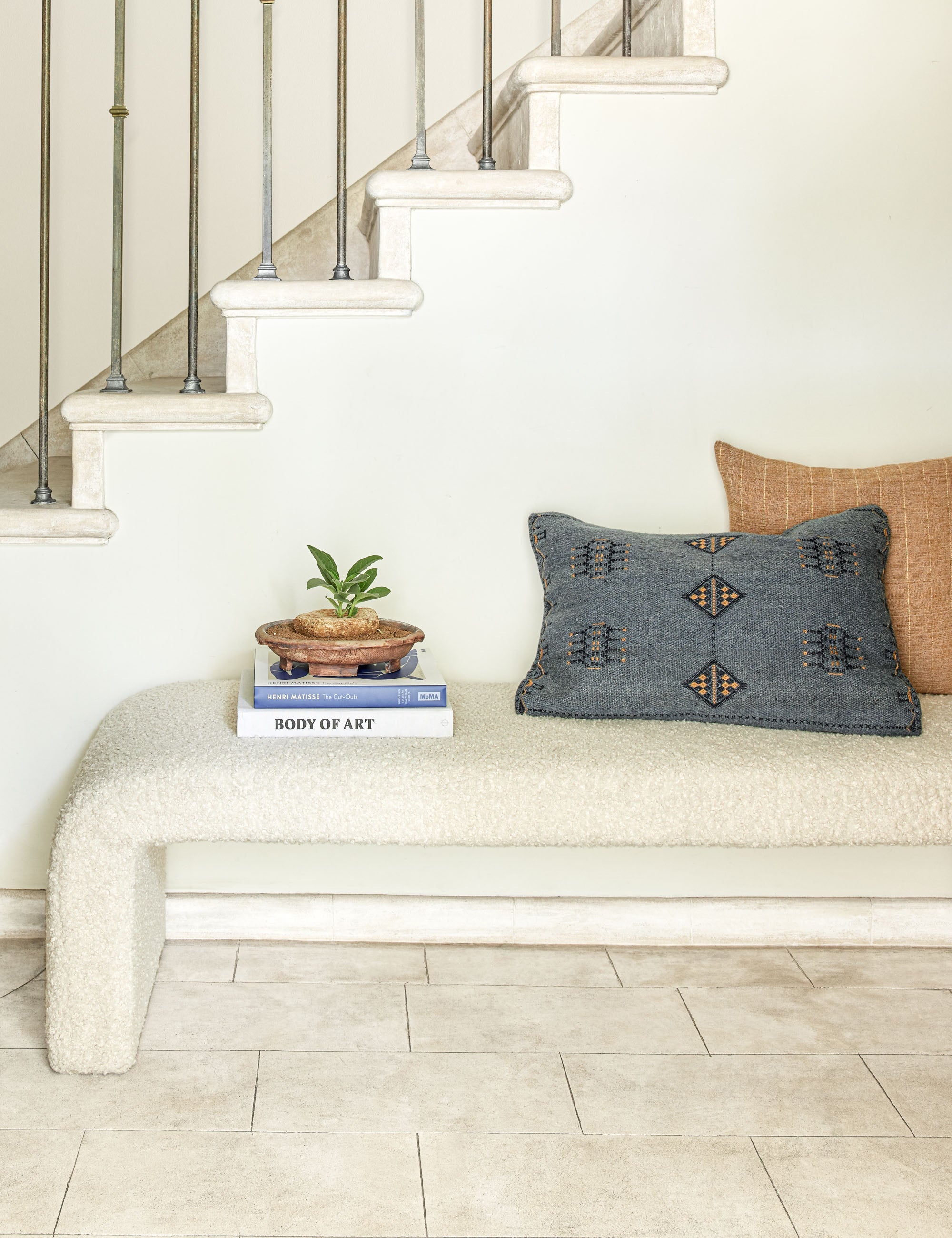 Indigo Lumbar Pillow - Down