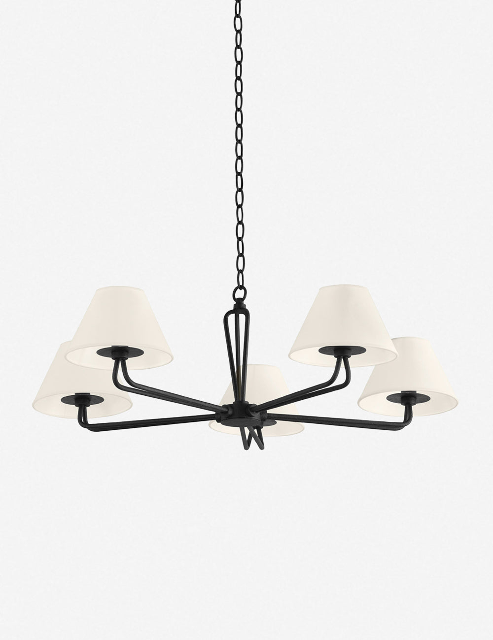 Hayden Chandelier - Black / 5 Light