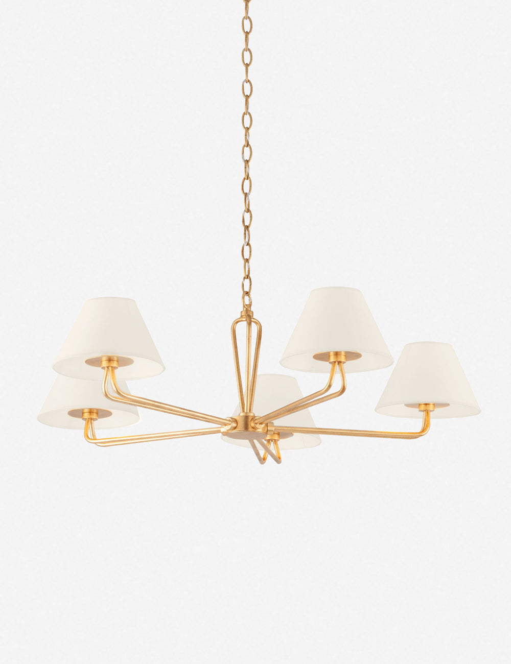 Hayden Chandelier - Brass / 5 Light