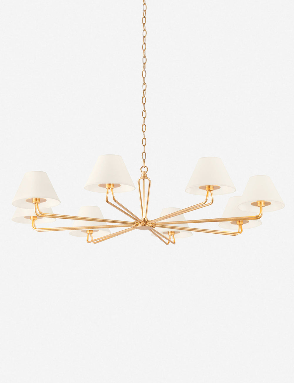 Hayden Chandelier - Brass / 8 Light