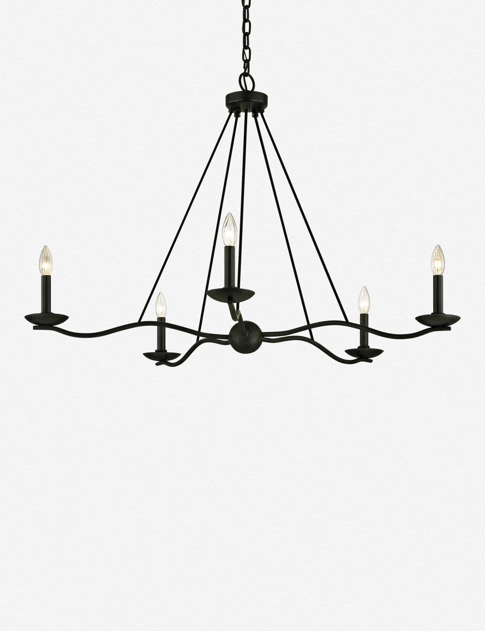 Atherton Chandelier - Black / Small