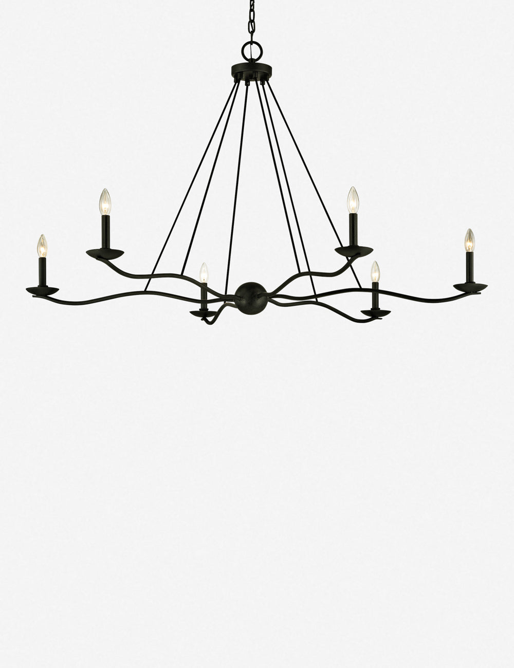 Atherton Chandelier - Black / Large
