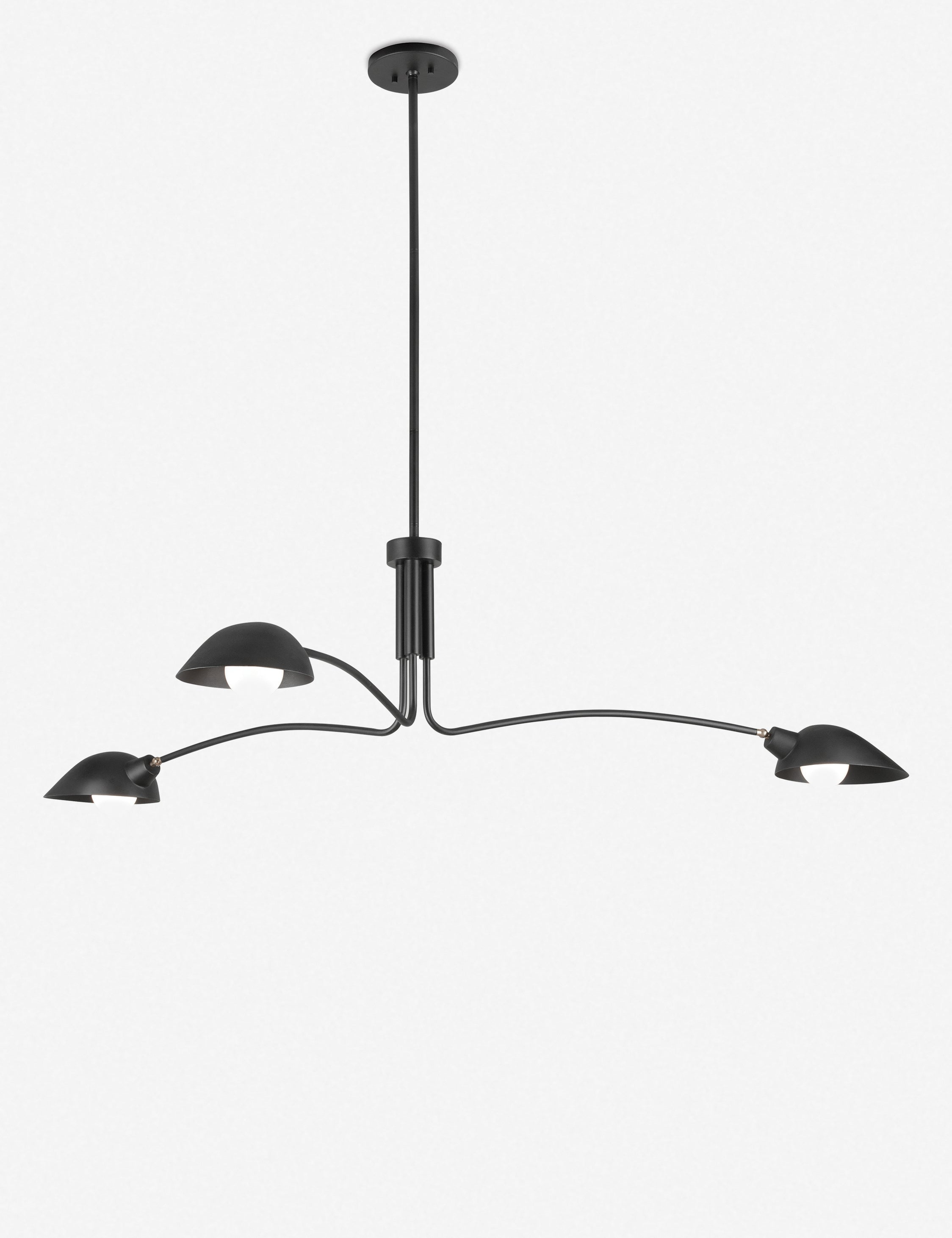 Pugh Chandelier - Black / 3 Light