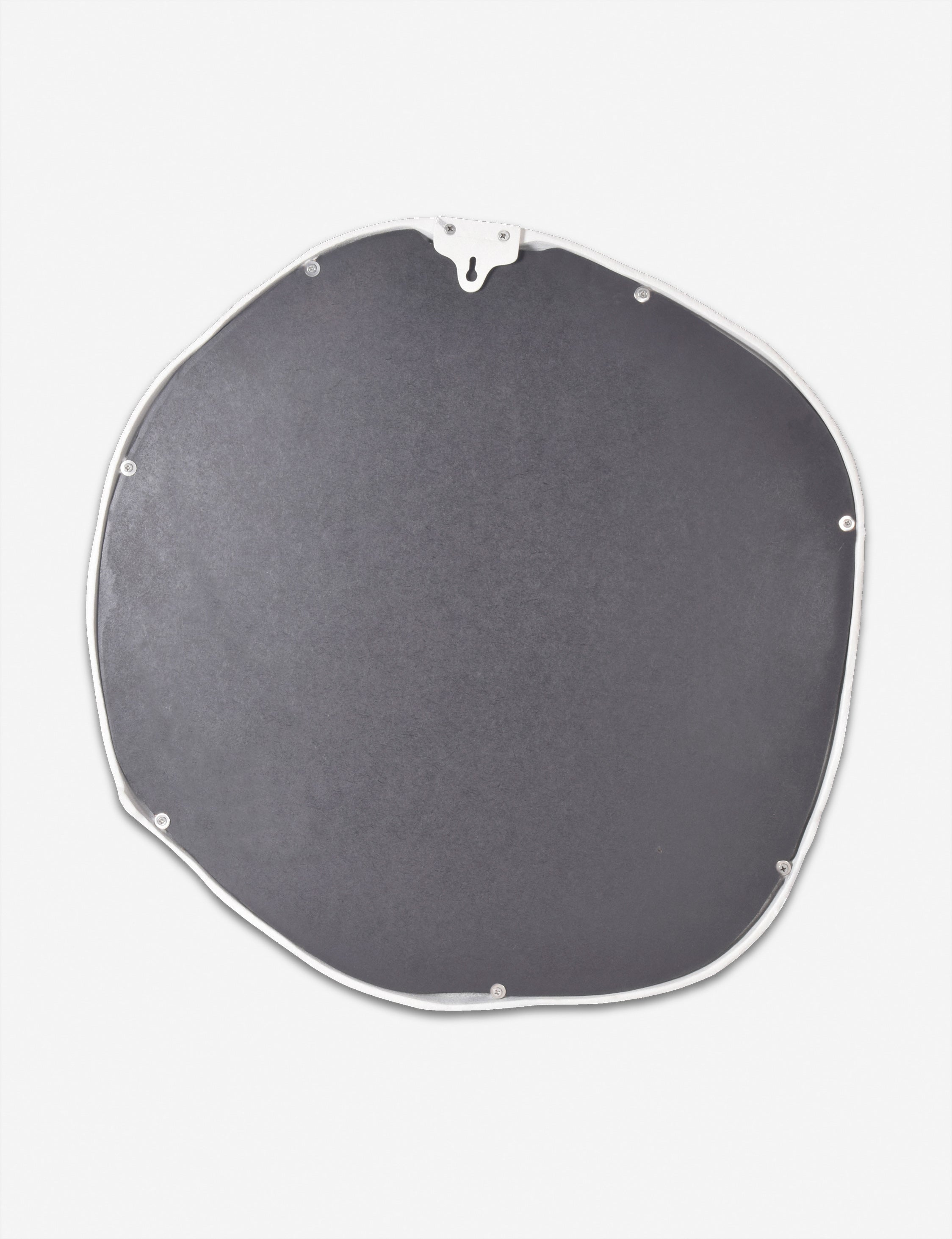 Rogelio Round Mirror - White / Large