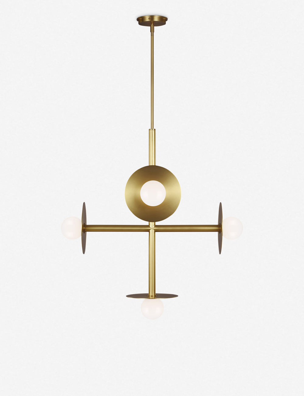 Nodes Large Chandelier by Kelly Wearstler - Burnished Brass