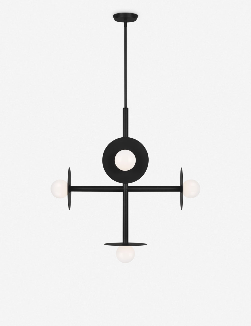 Nodes Large Chandelier by Kelly Wearstler - Black