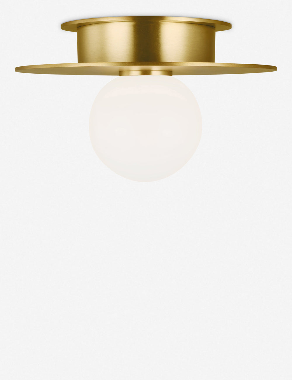 Nodes Flush Mount Light by Kelly Wearstler - Burnished Brass / 8"Dia