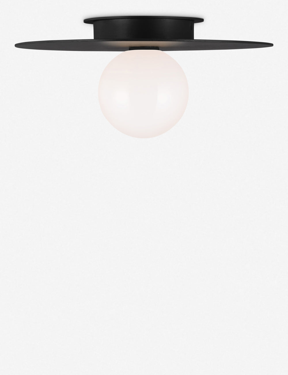 Nodes Flush Mount Light by Kelly Wearstler - Black / 14"Dia