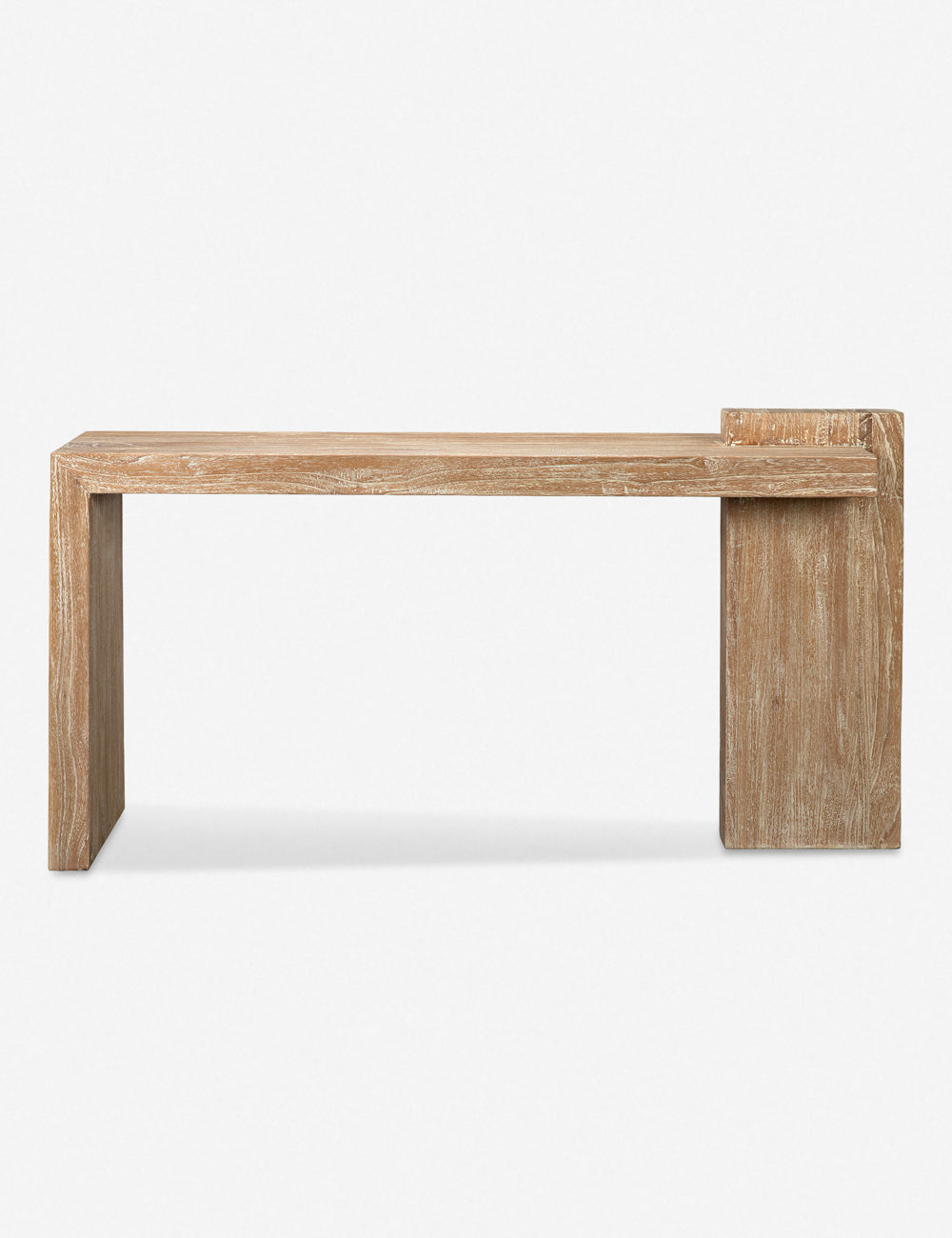 Distressed Mindi 62" Rustic Metal and Wood Console Table