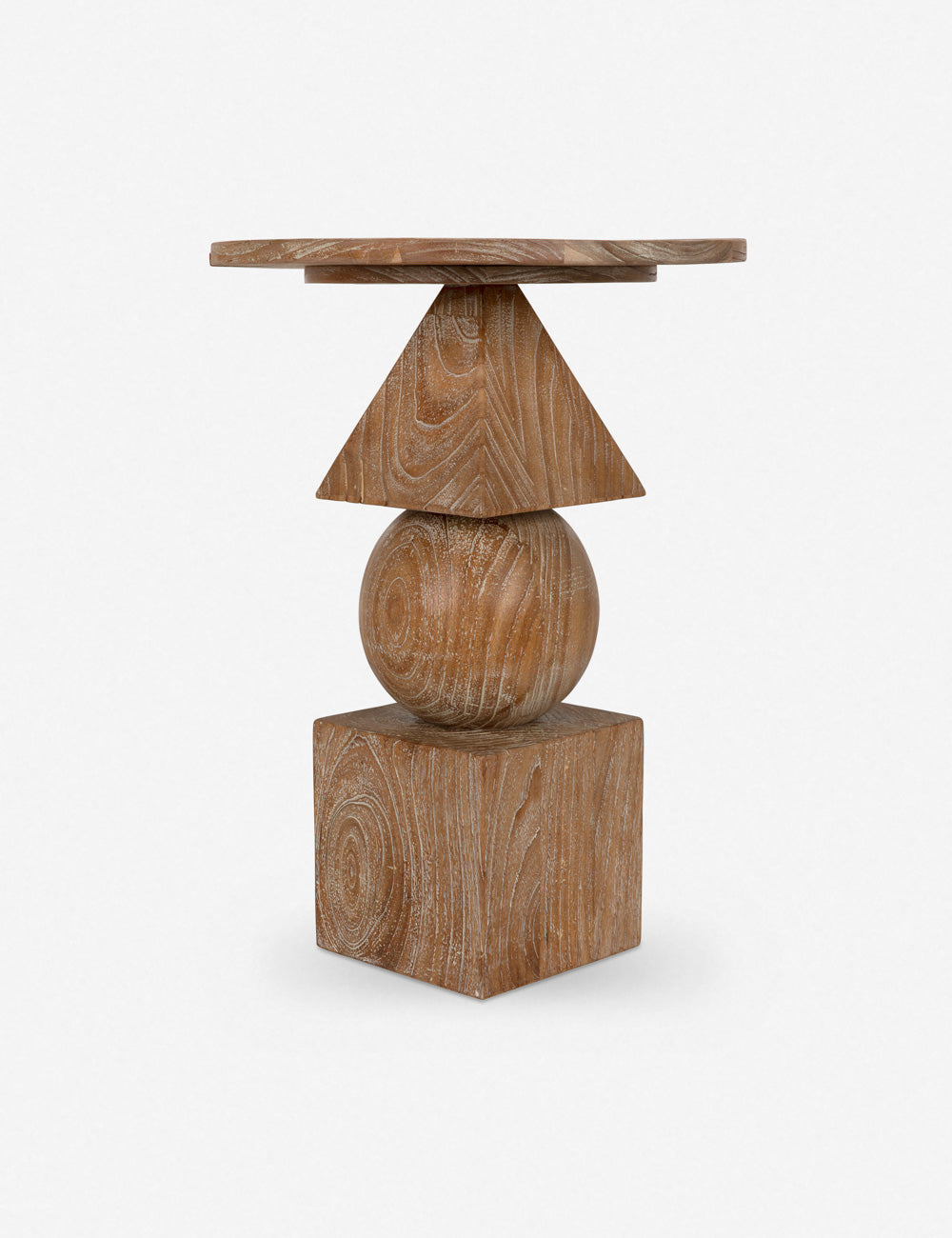 Marty Round Side Table - Natural