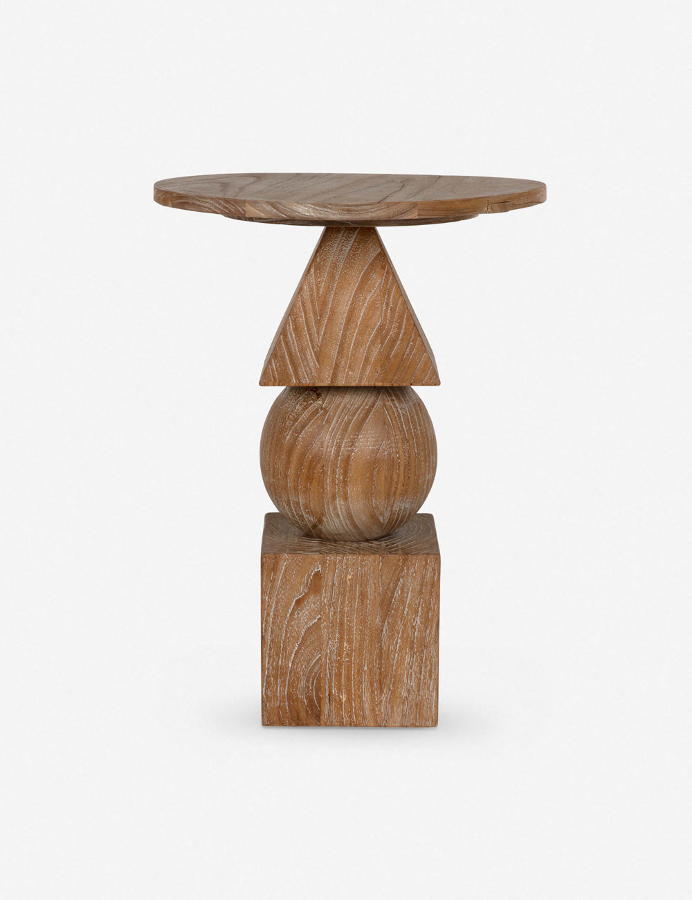 Marty Round Side Table - Natural