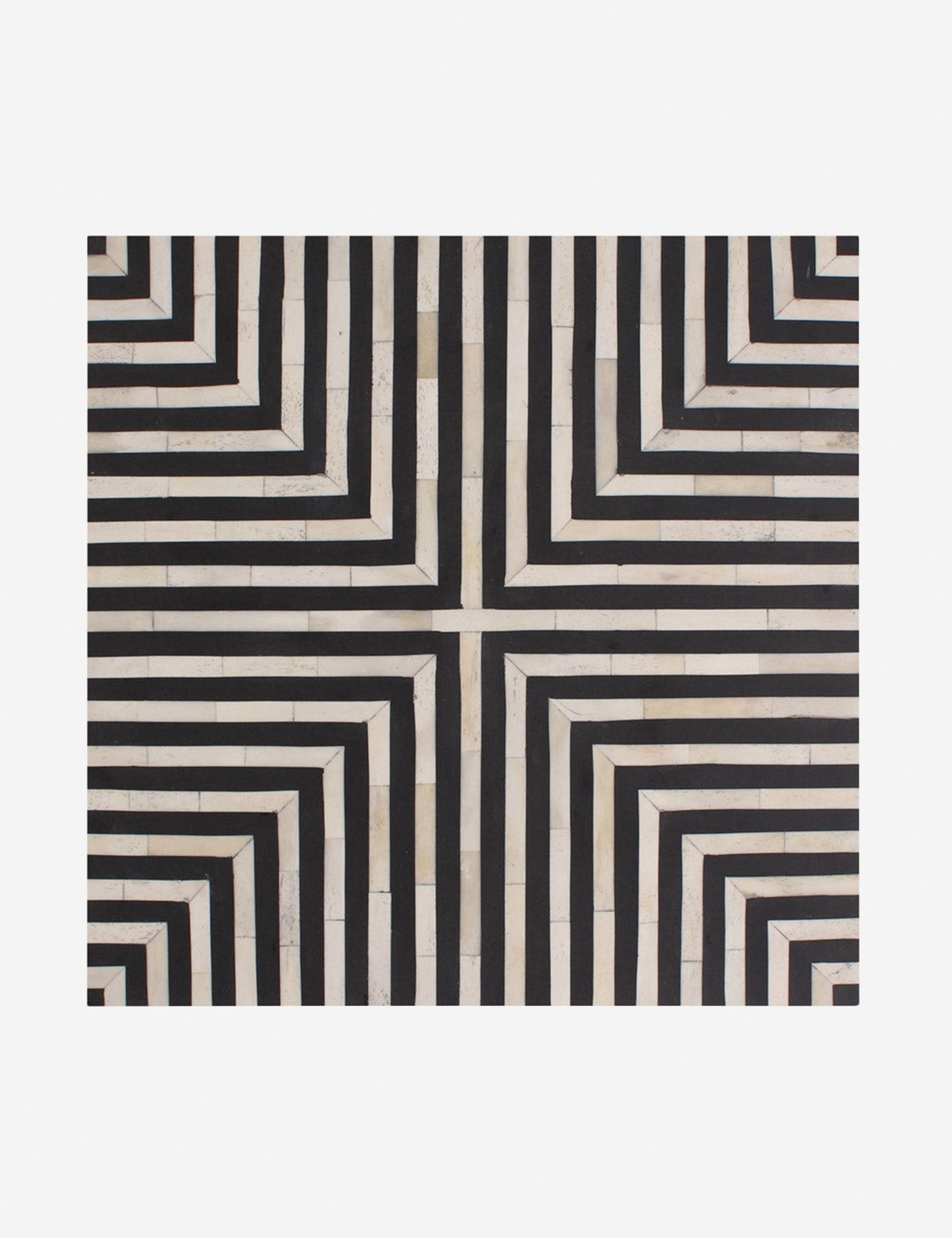 Trendyl Side Table - Black/White