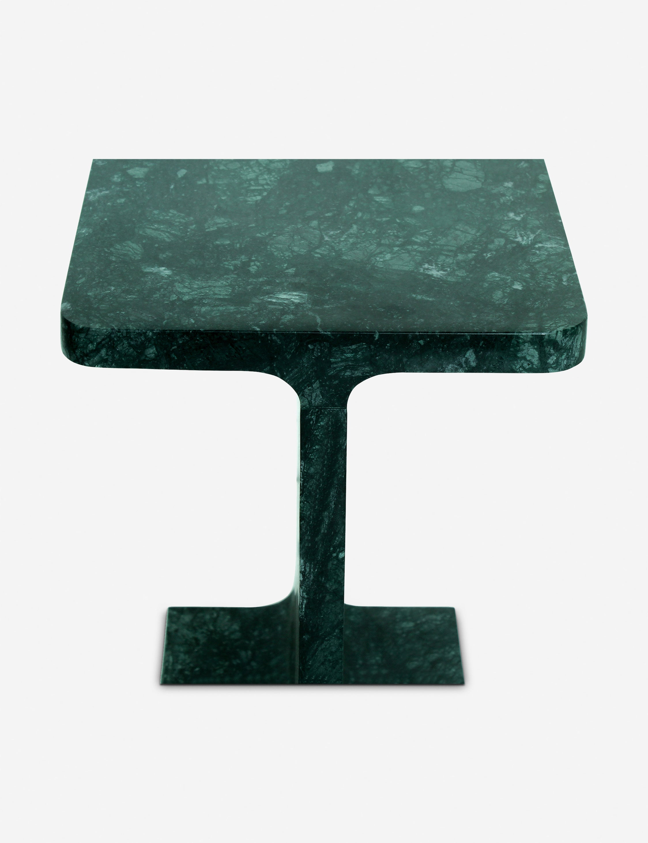 Acadia Side Table - Green Marble