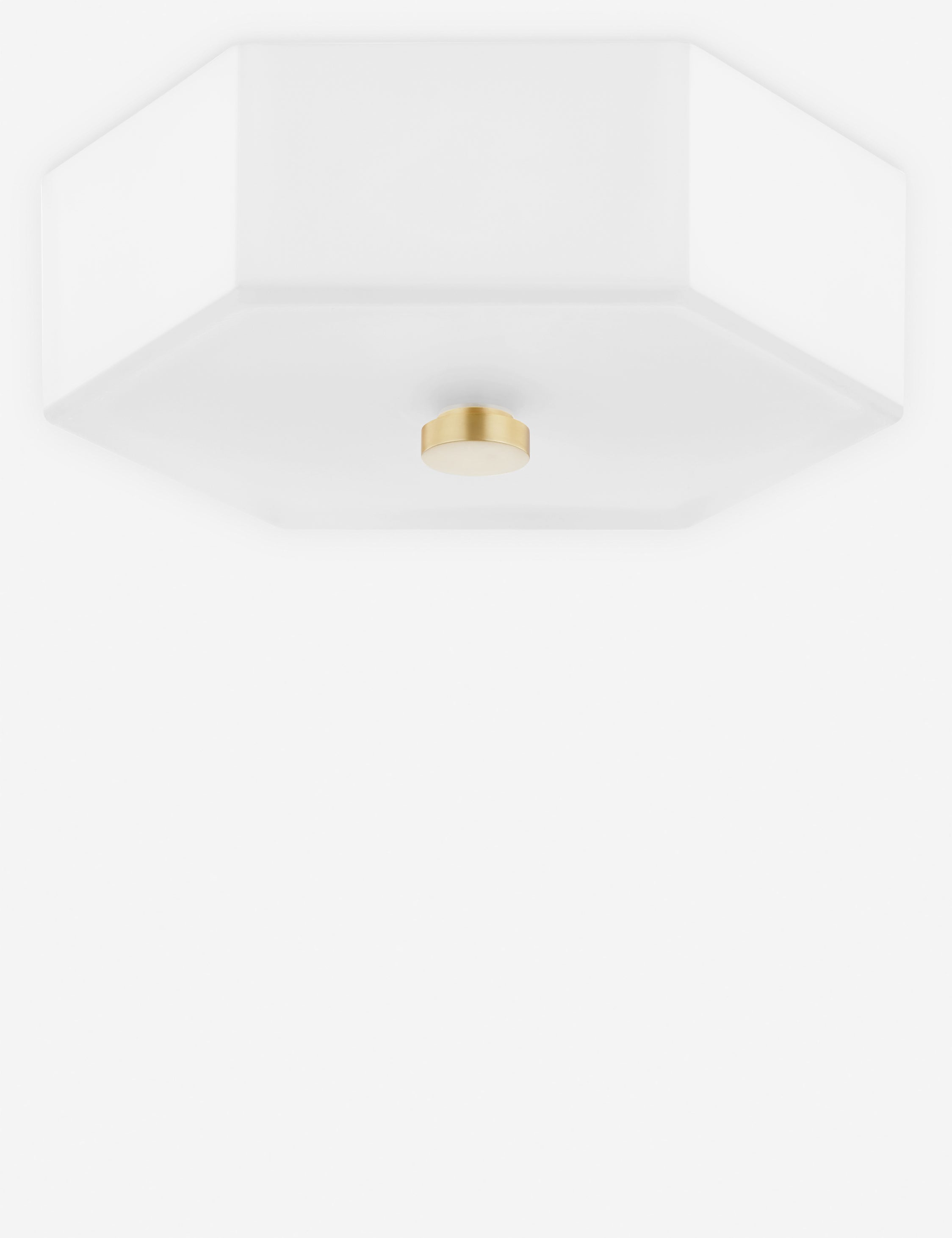 Hettie Flush Mount - White / 11"Dia