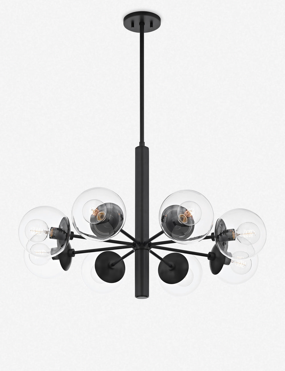 Lia Chandelier - Clear / 8 Light / Bronze