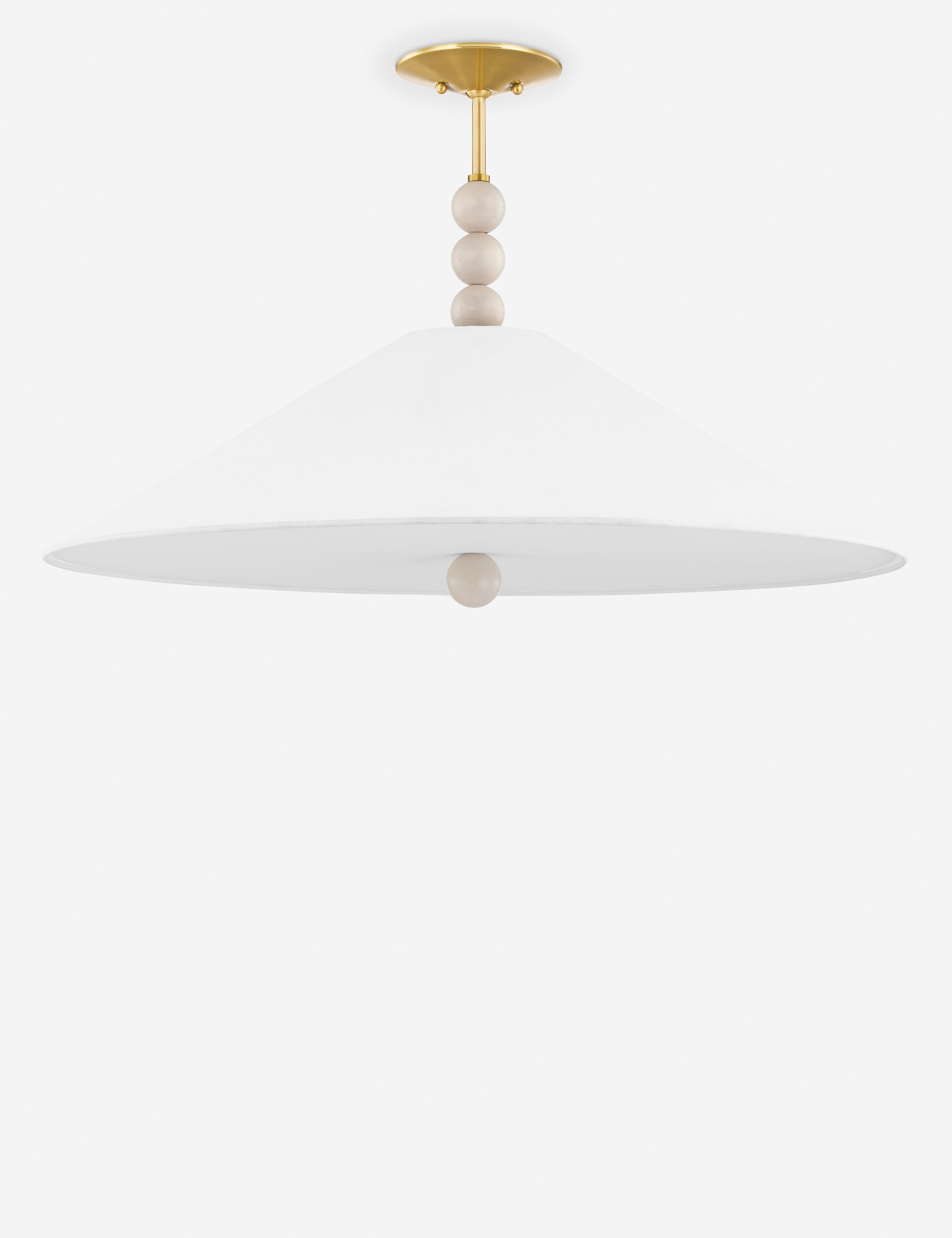 Barbes Pendant Light - White / 30" Dia