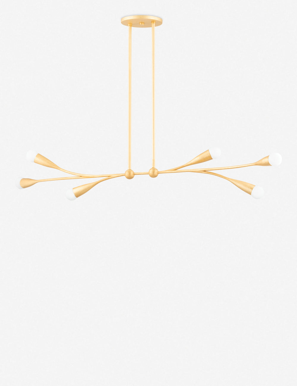 Elsa Linear Chandelier by Eny Lee Parker x Mitzi - Brass / 50"