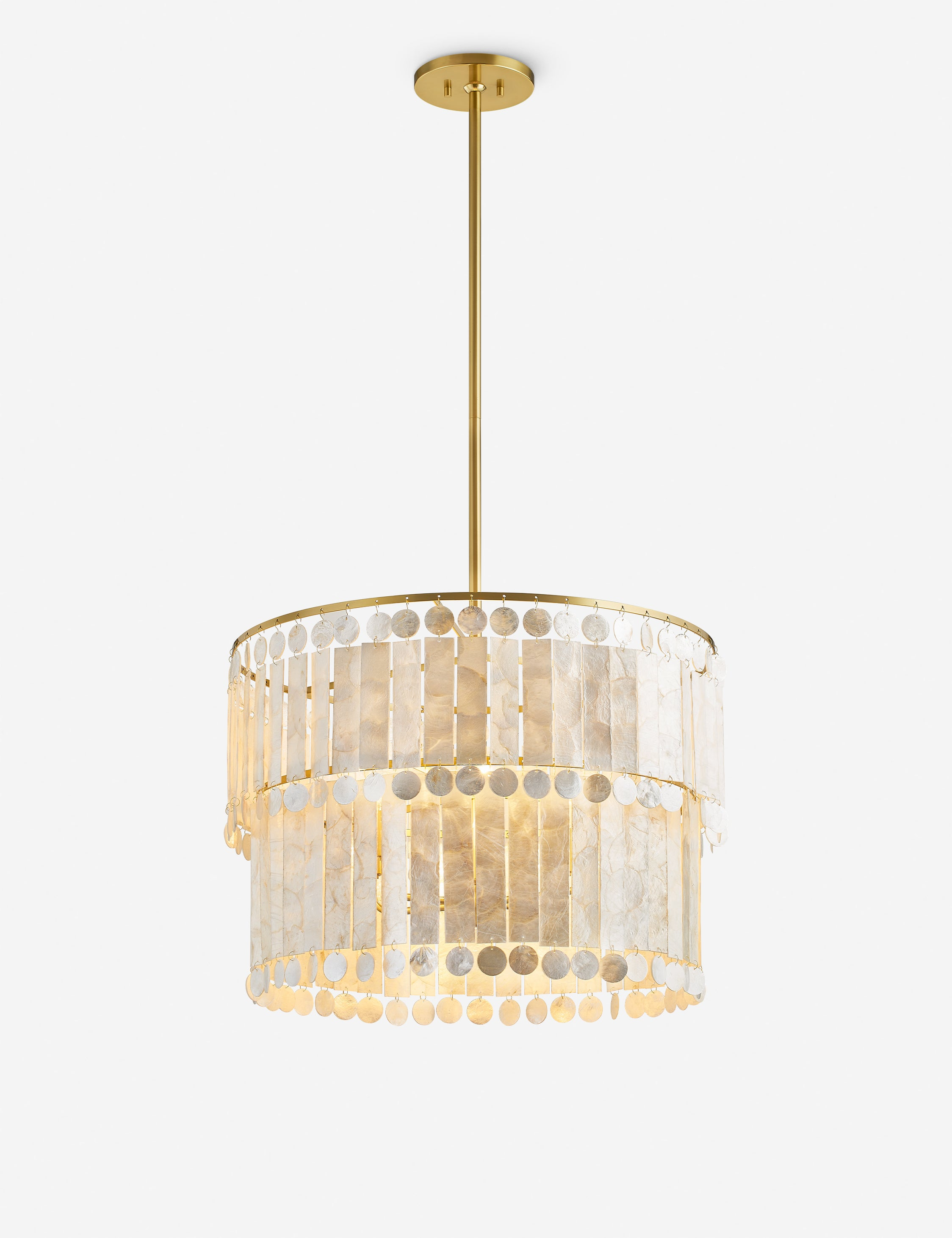 Coretta Chandelier - Natural / 24"