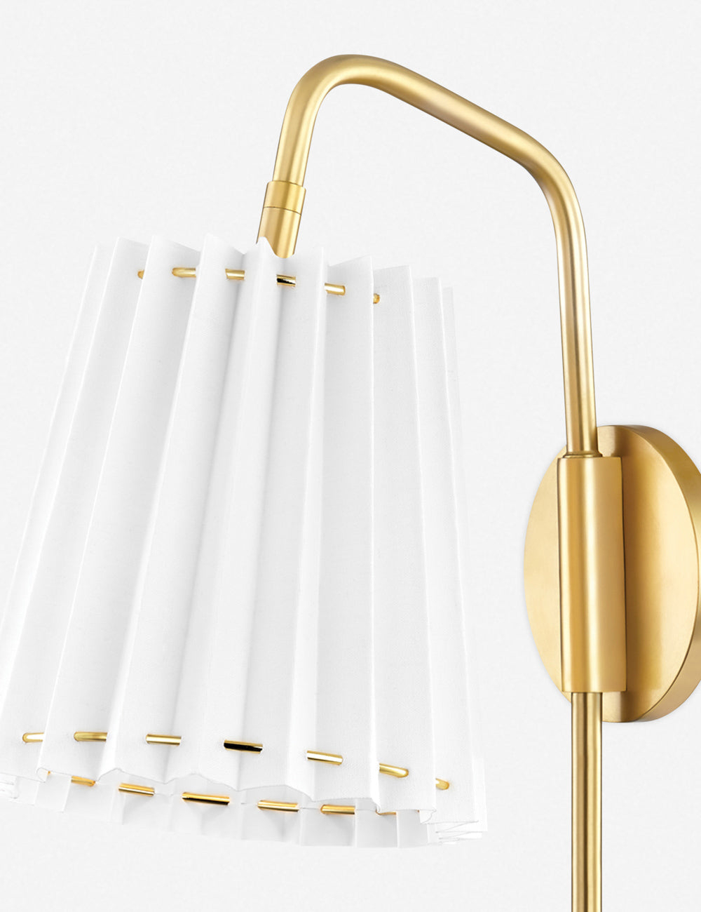 Cosette Plug-In Sconce - Antique Brass / 1 Light
