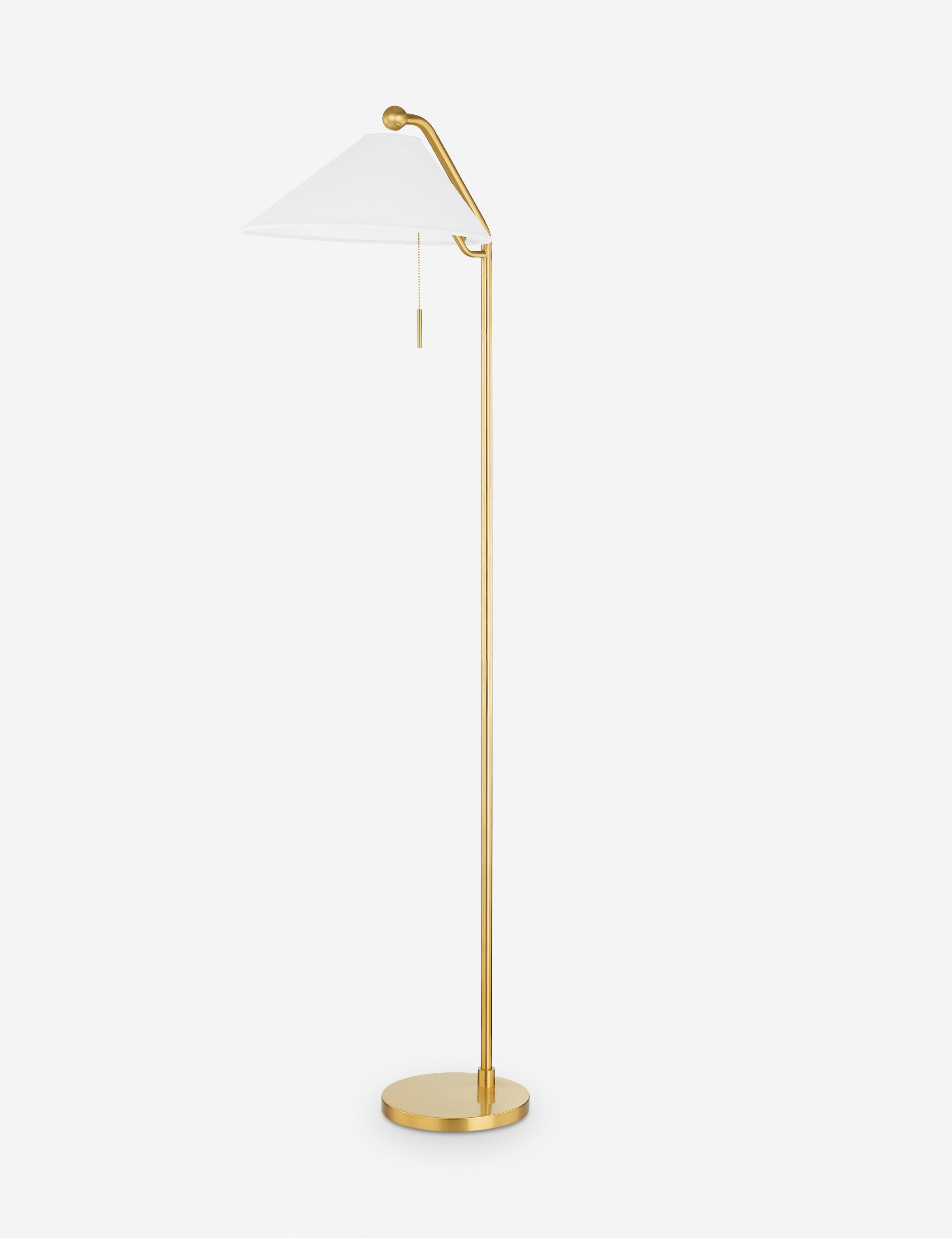 Rex Floor Lamp - Antique Brass
