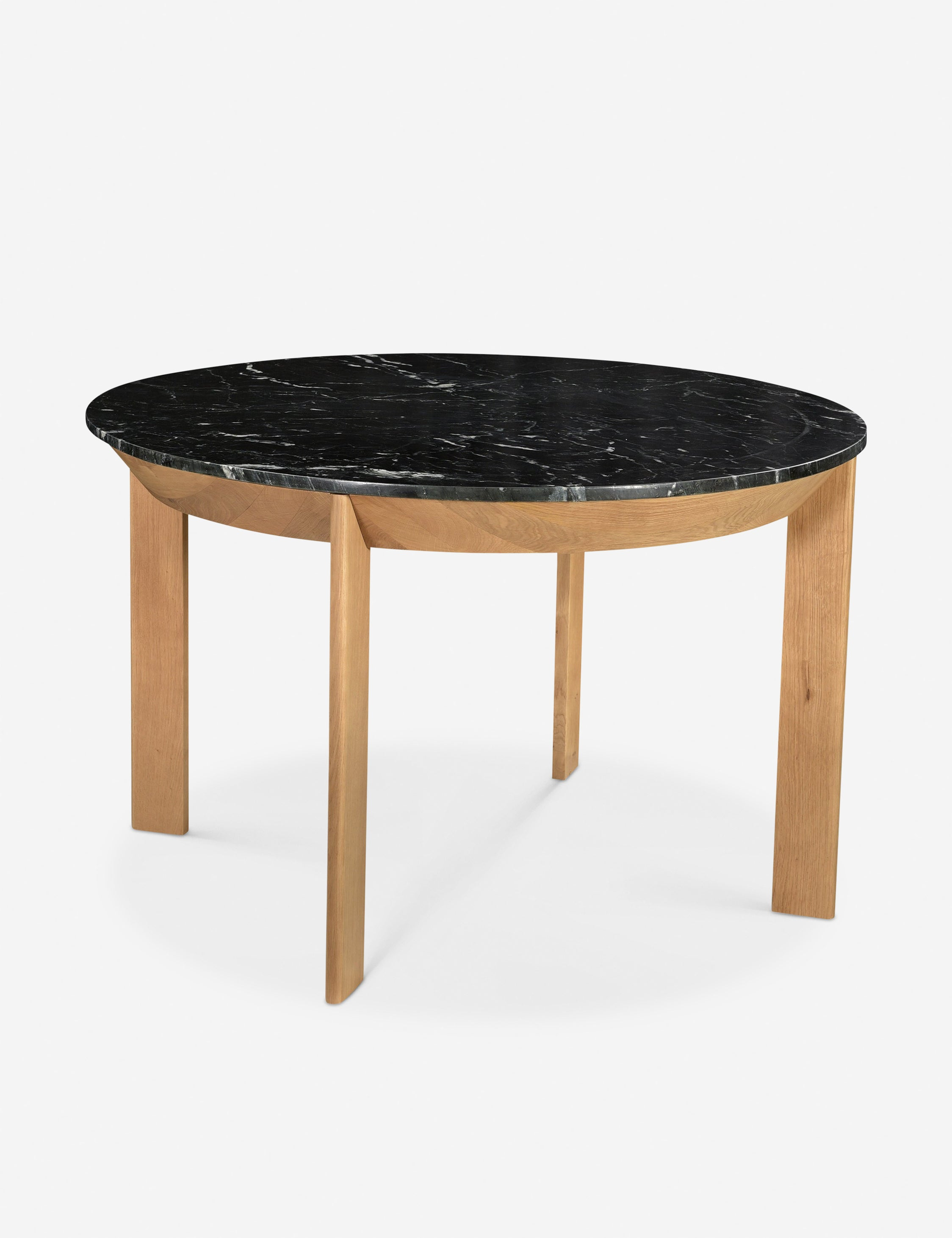 Huitink Round Dining Table - Black Marble