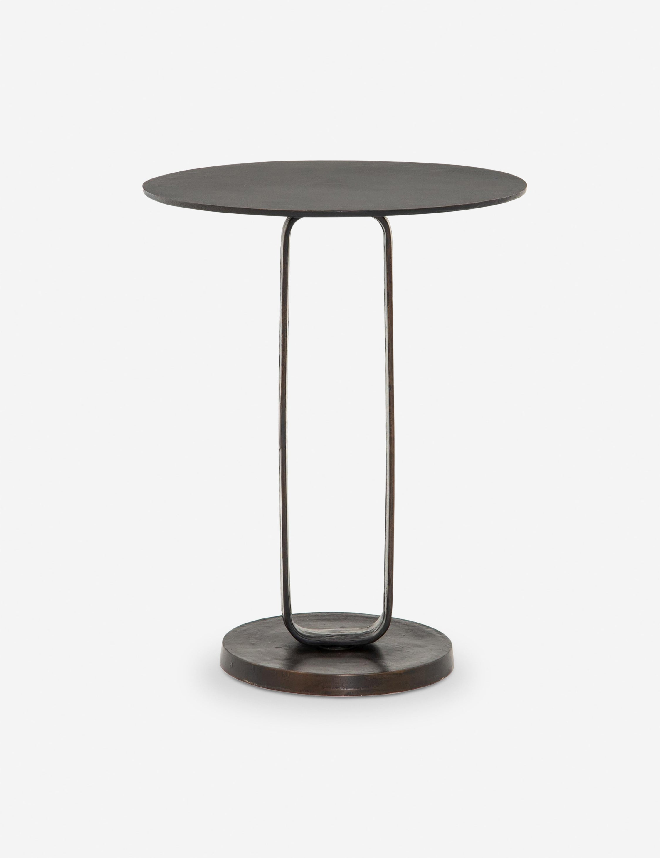 Alethea Indoor / Outdoor Side Table - Antique Rust