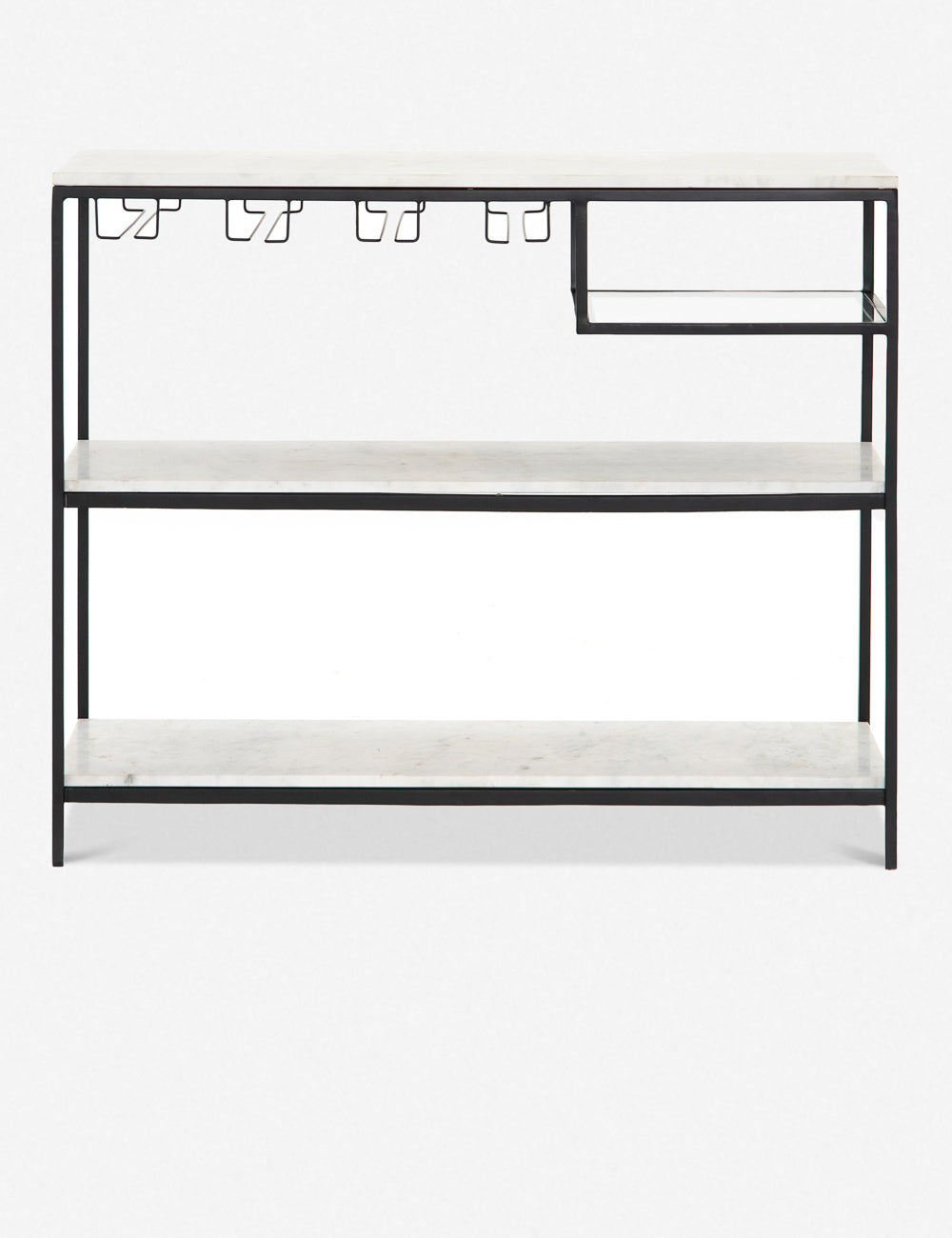 Walt Bar Console Table - Black/White