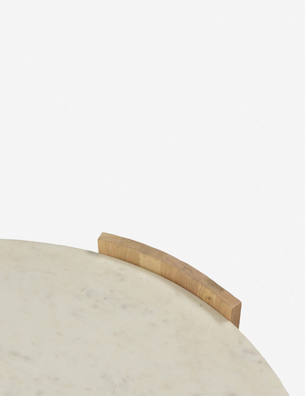 Whilem Round Coffee Table - White