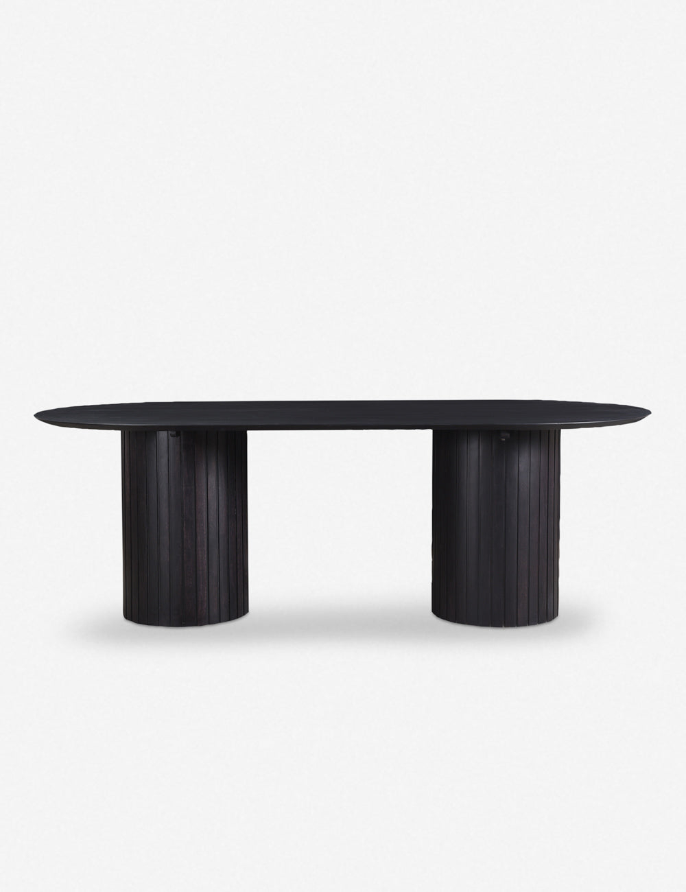 Benedict Oval Dining Table - Black