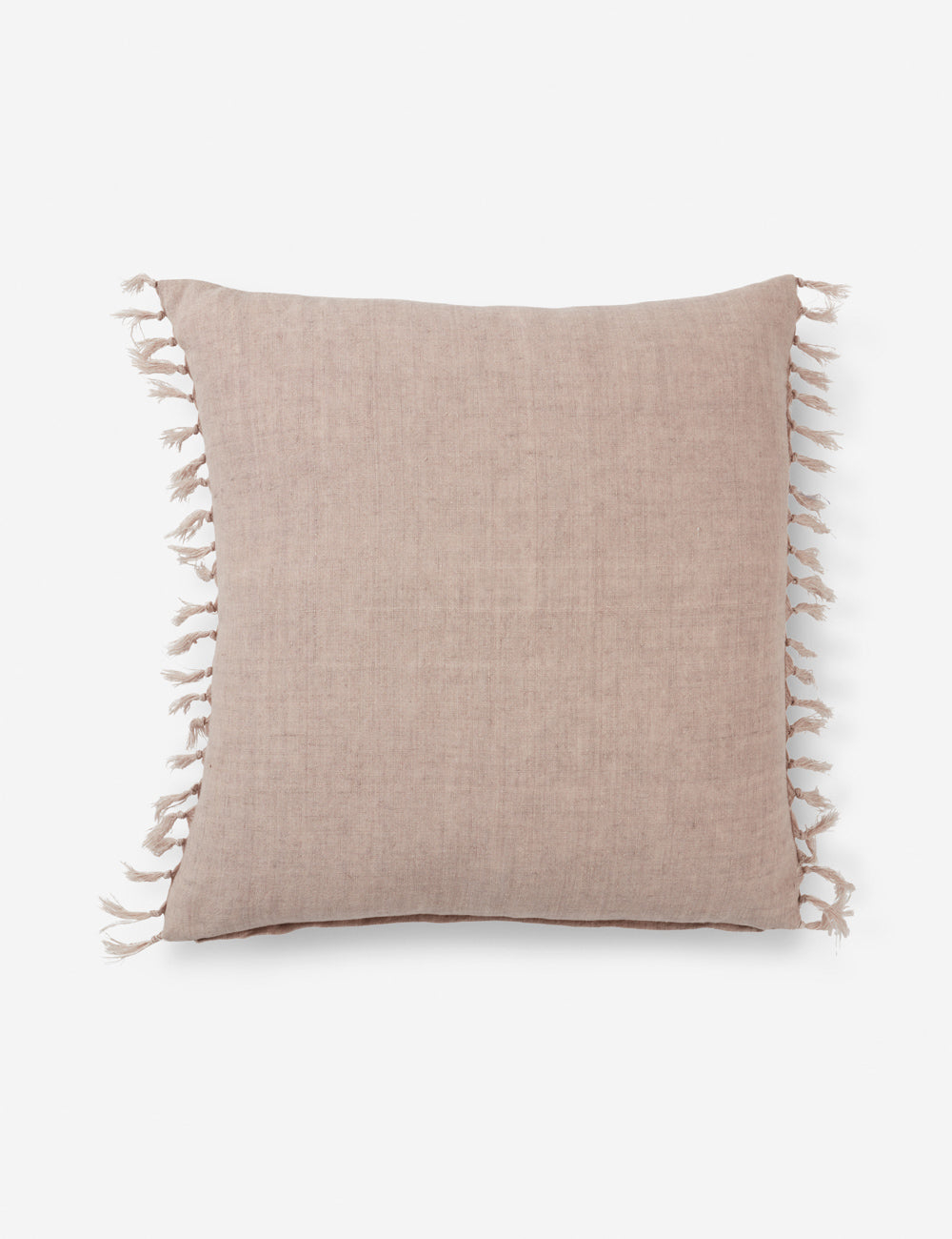 Roy Linen Pillow - Blush / 20" x 20" / Down