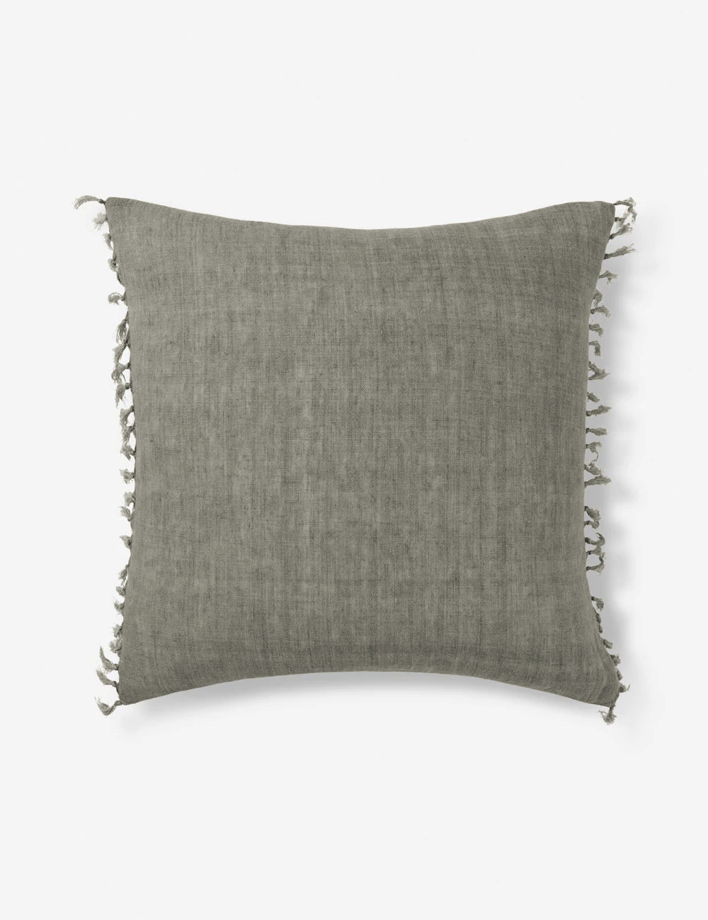 Roy Linen Pillow - Sage / 20" x 20" / Polyester