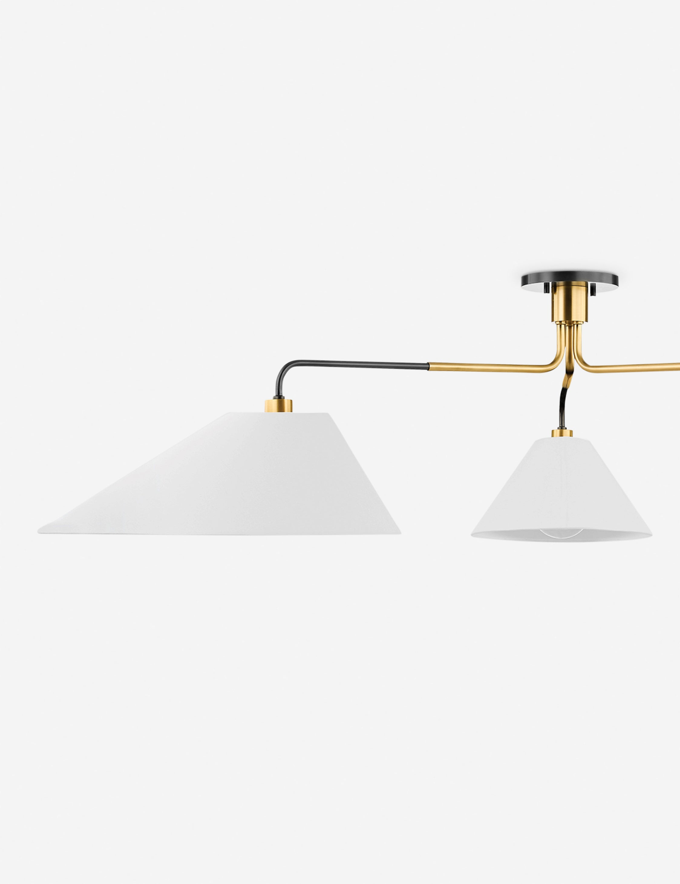 Tuen Chandelier - Brass and Bronze / 72"W
