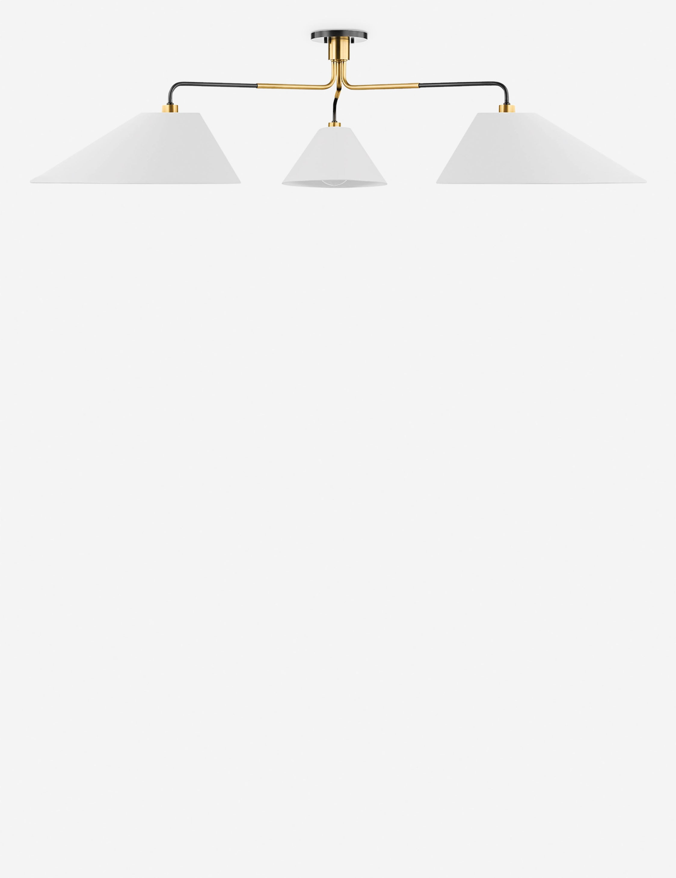 Tuen Chandelier - Brass and Bronze / 72"W