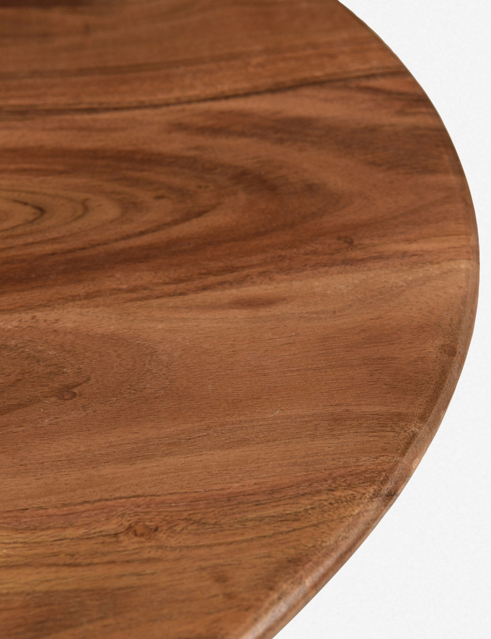 Dalton Round Coffee Table - Dark Acacia