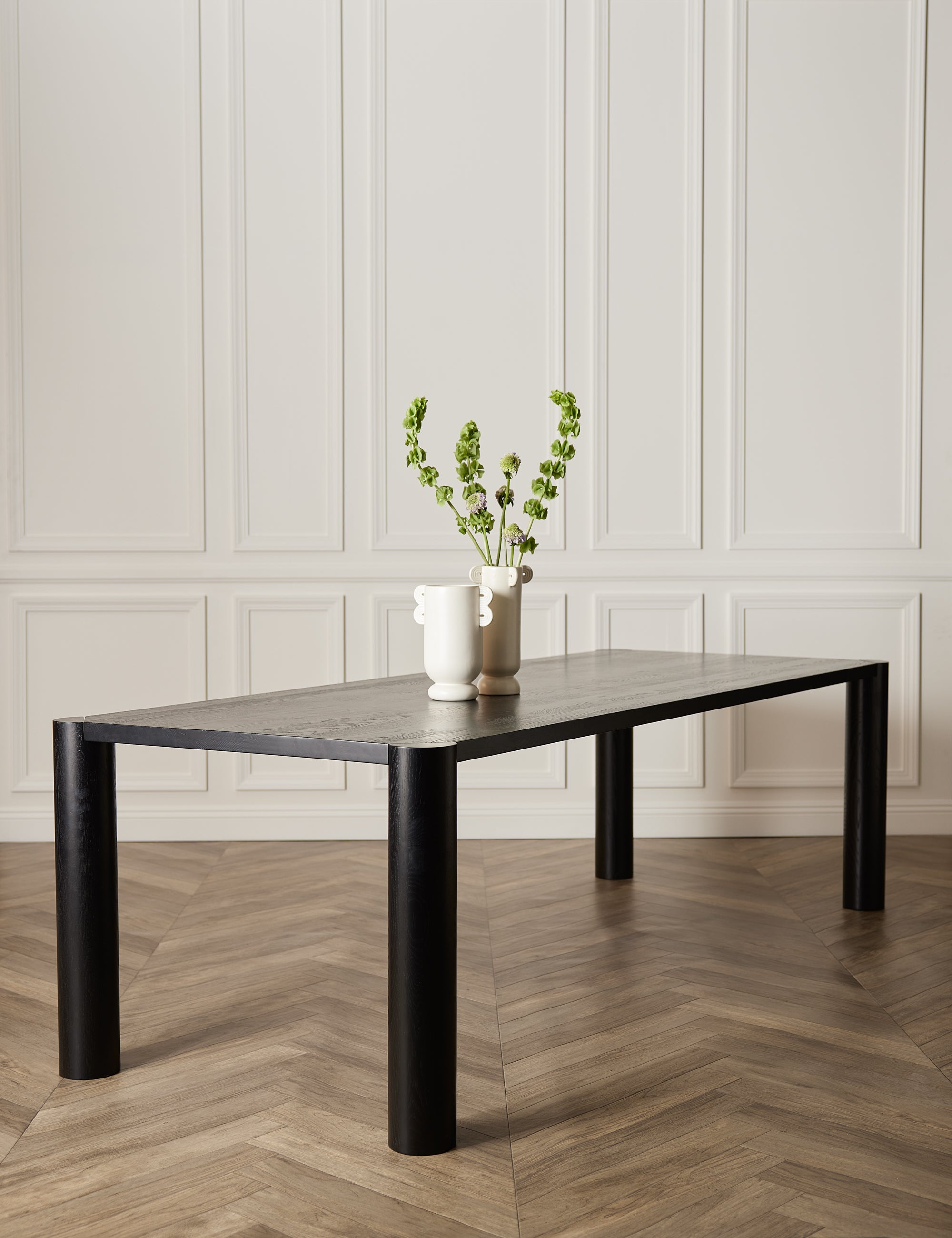 Kirk Dining Table - Black / 96"W