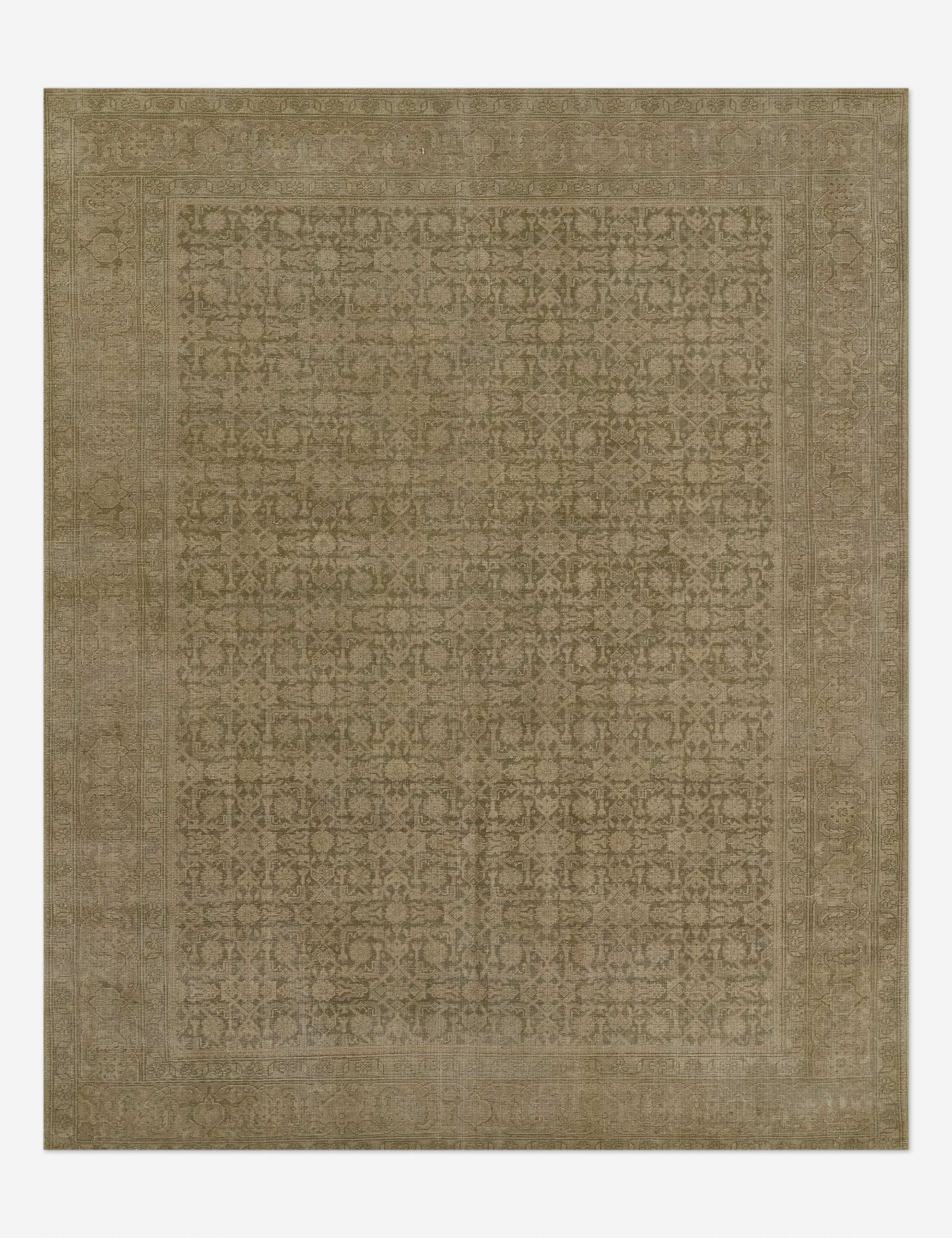 Menorca Hand-Knotted Wool Rug by Pure Salt x Momeni - Green / 9' x 12'