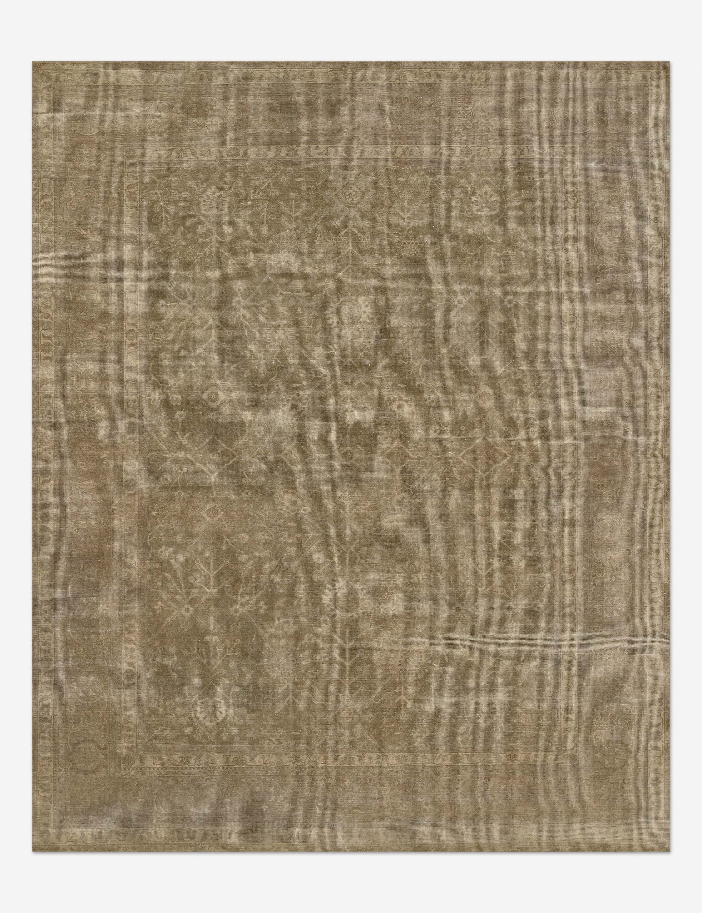 Menorca Hand-Knotted Wool Rug by Pure Salt x Momeni - Cream / 10' x 14'