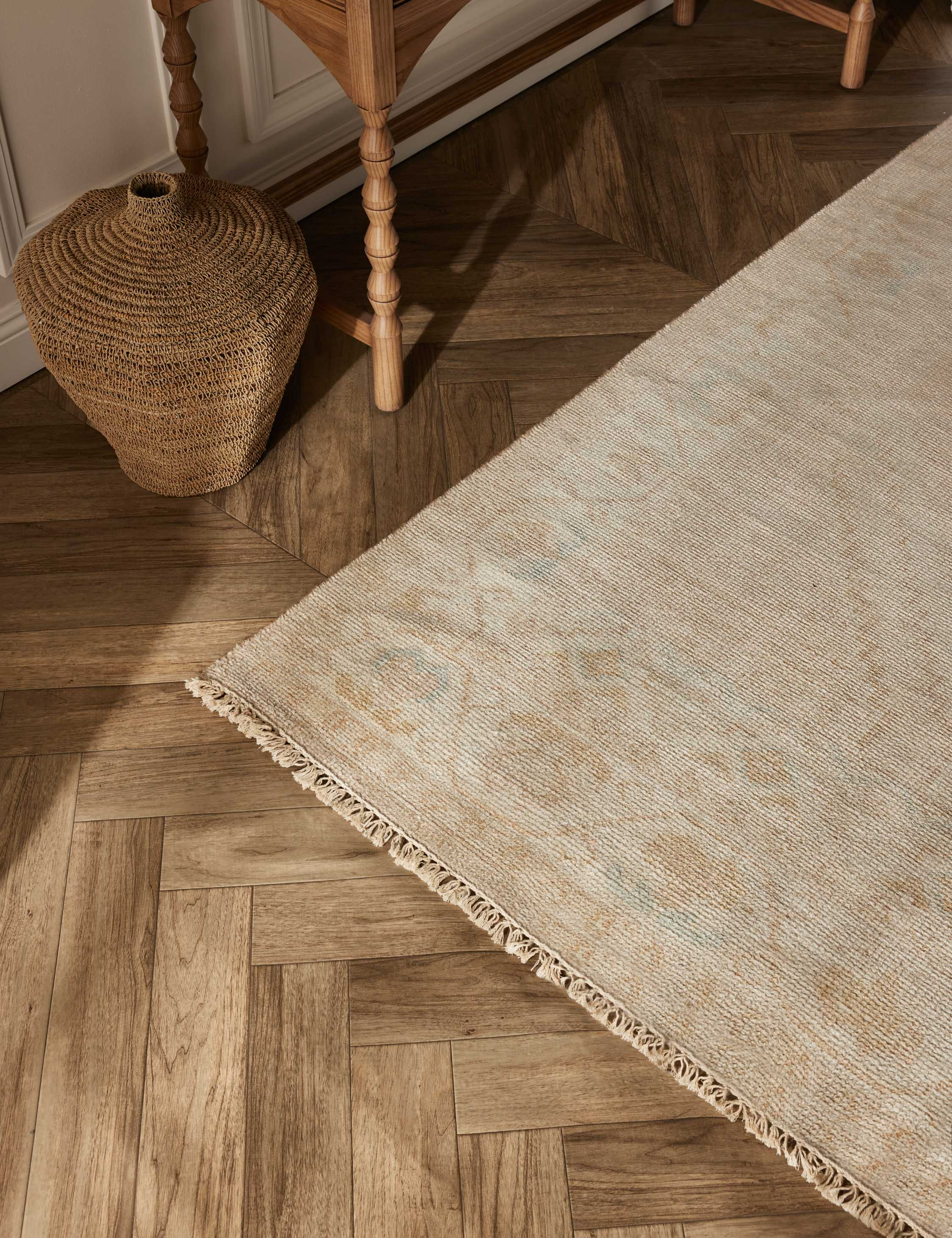 Lotus Hand-Knotted Wool-Blend Rug - 2' x 3'