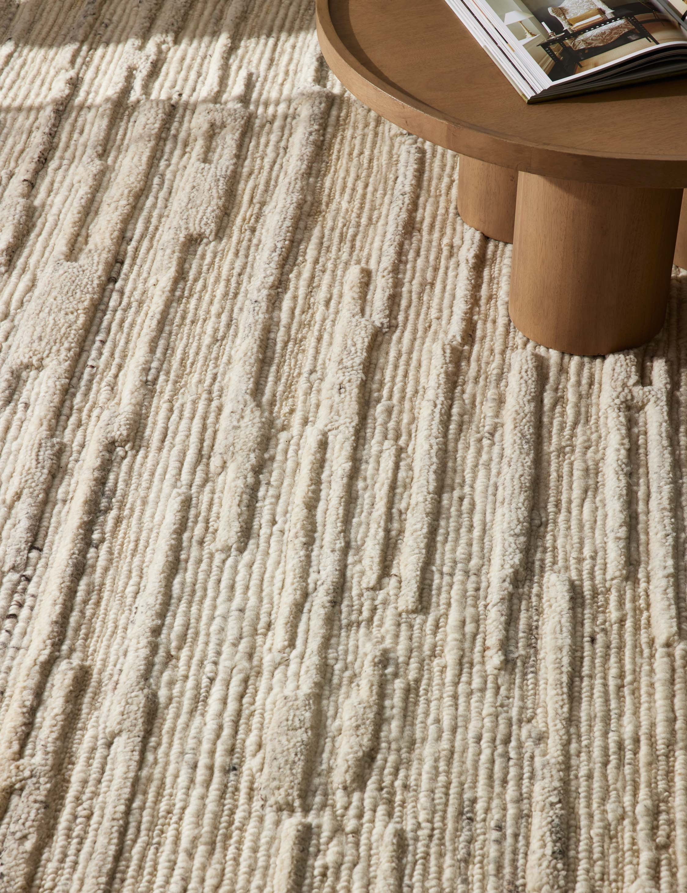 Rizzoli Handwoven Wool Rug - Neutral / 10' x 14'