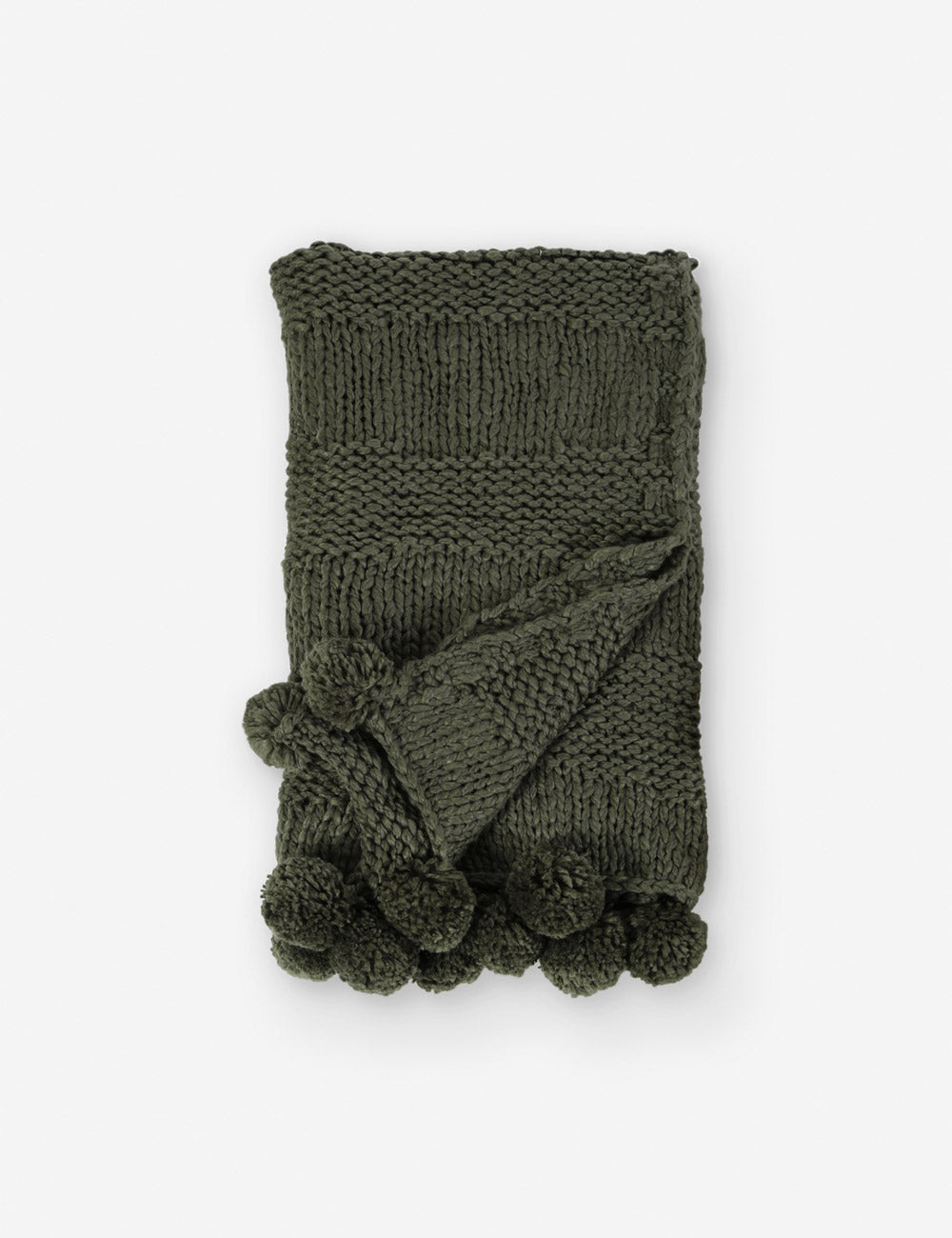 Oulu Throw by Pom Pom At Home - Forest