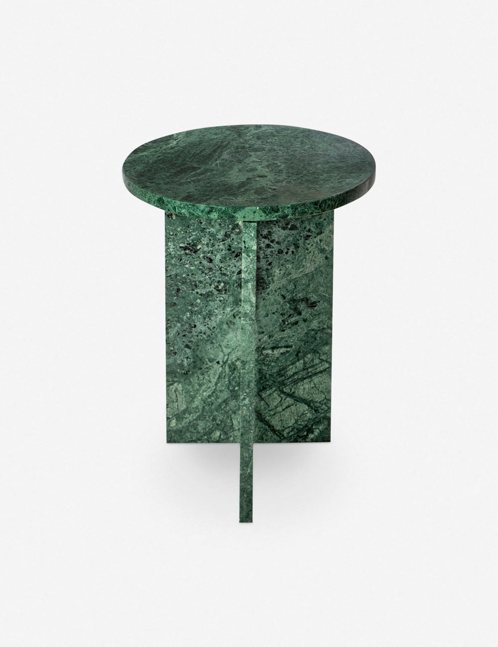 Biagio Round Side Table - Green