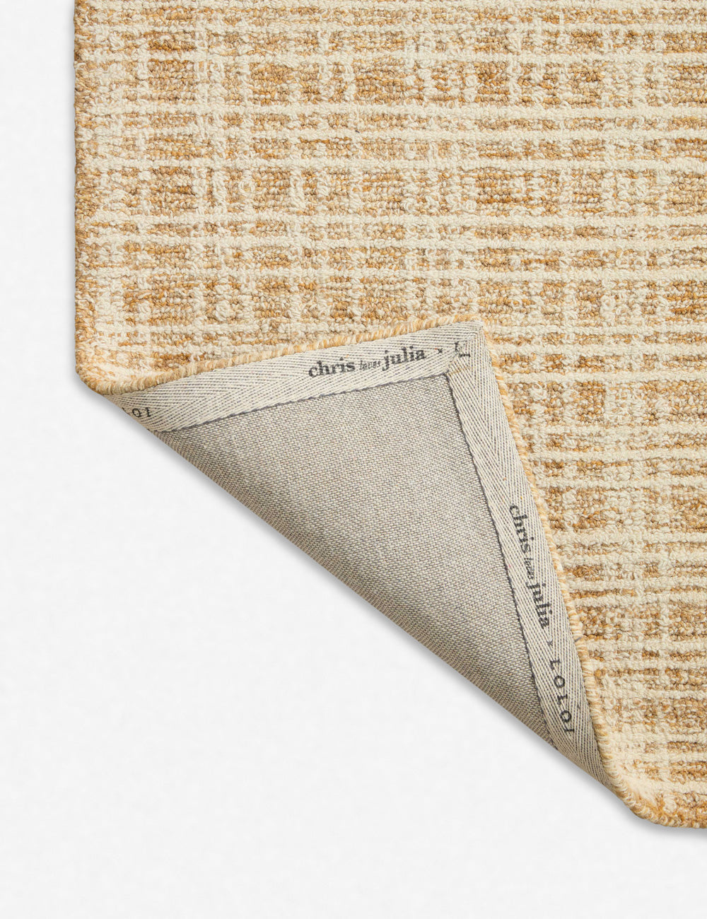 Polly Rug by Chris Loves Julia x Loloi - Straw and Ivory / 3'6" x 5'6"