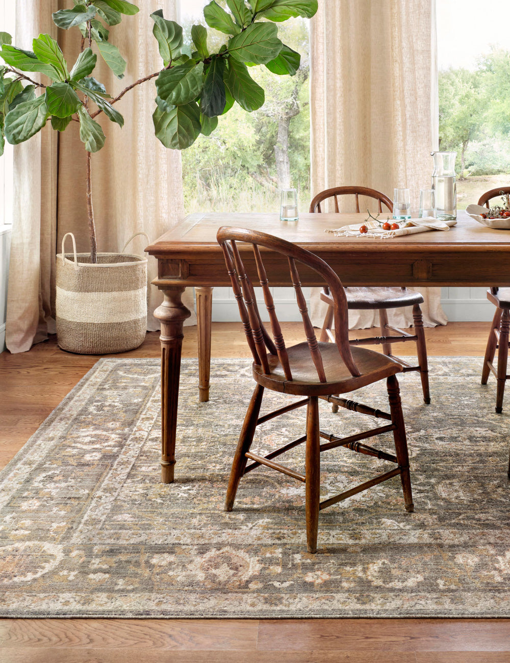 Rosemarie Rug by Chris Loves Julia x Loloi - Sage and Blush / 2'7" x 12' Runner